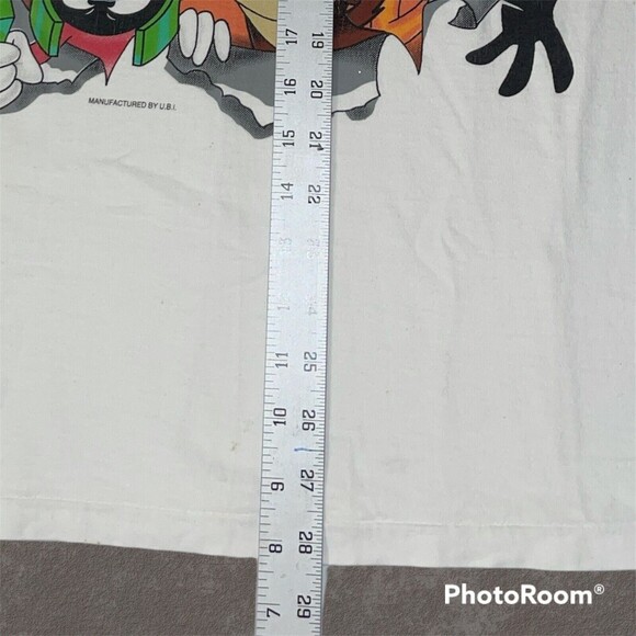 Vintage 1993 Looney Tunes Warner Bros Gang/squad  T Shirt Single Stitch XL - Picture 9 of 12